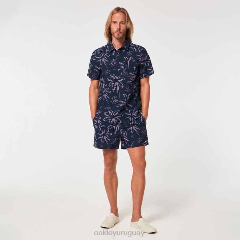 Oakley short de playa deco palms rc XT4H2916 ropa tres lineas palmas azules