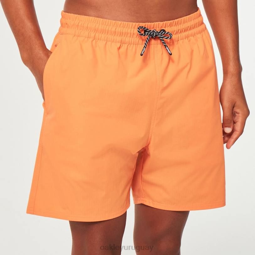 Oakley short de playa oneblock de 18" XT4H2677 ropa naranja suave