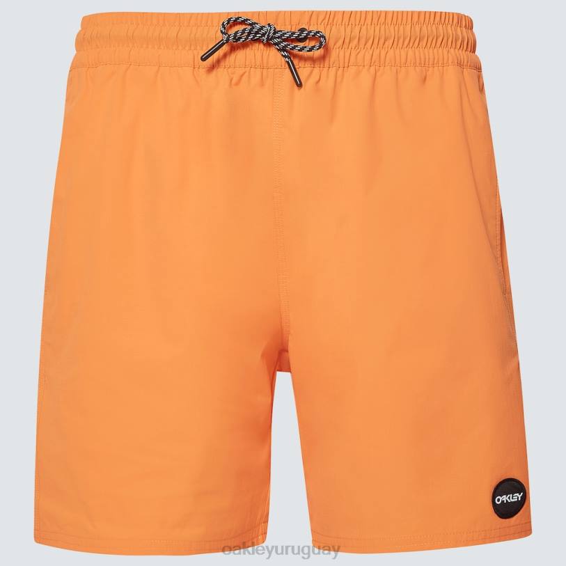 Oakley short de playa oneblock de 18\" XT4H2677 ropa naranja suave