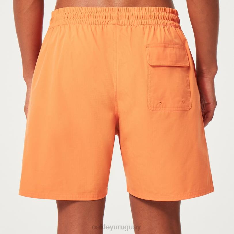 Oakley short de playa oneblock de 18\" XT4H2677 ropa naranja suave