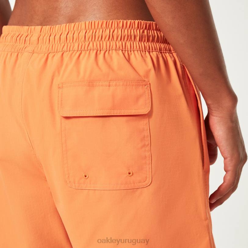 Oakley short de playa oneblock de 18\" XT4H2677 ropa naranja suave
