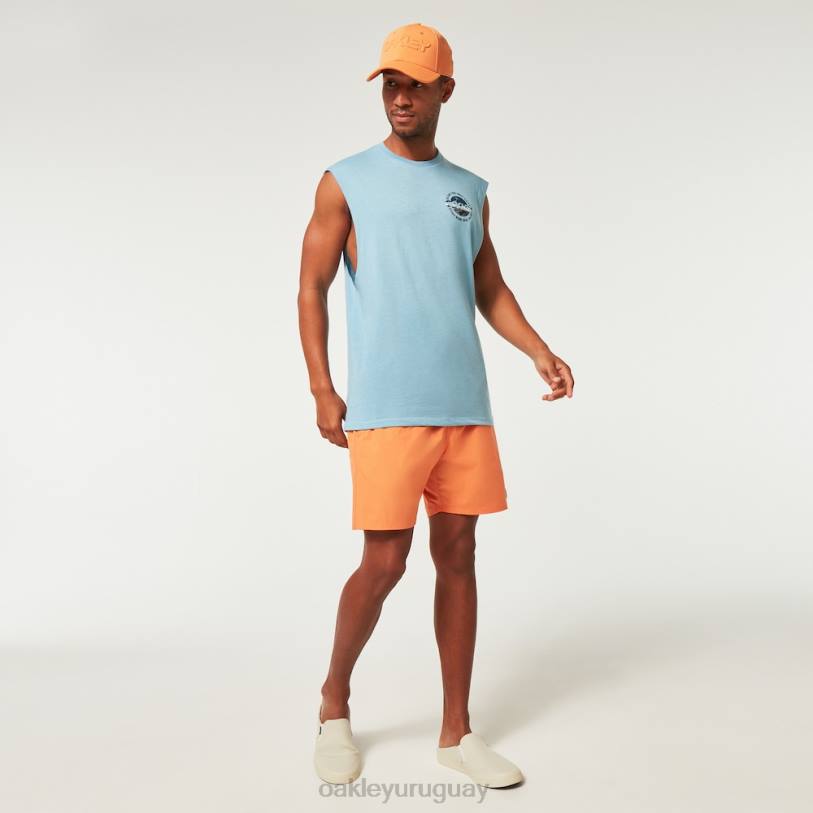 Oakley short de playa oneblock de 18\" XT4H2677 ropa naranja suave
