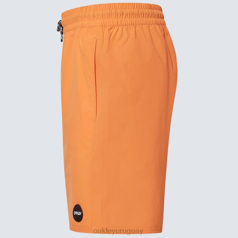 Oakley short de playa oneblock de 18\" XT4H2677 ropa naranja suave