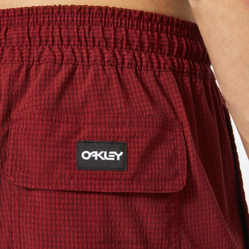 Oakley shorts de playa de 16\" de sirsaca XT4H2771 ropa rojo hierro