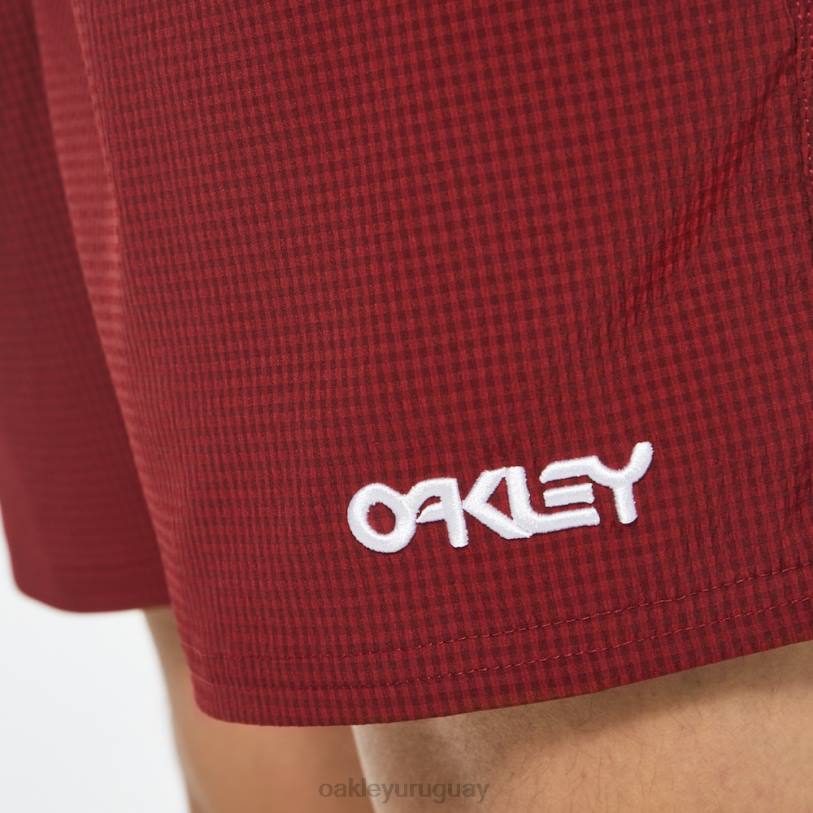 Oakley shorts de playa de 16\" de sirsaca XT4H2771 ropa rojo hierro
