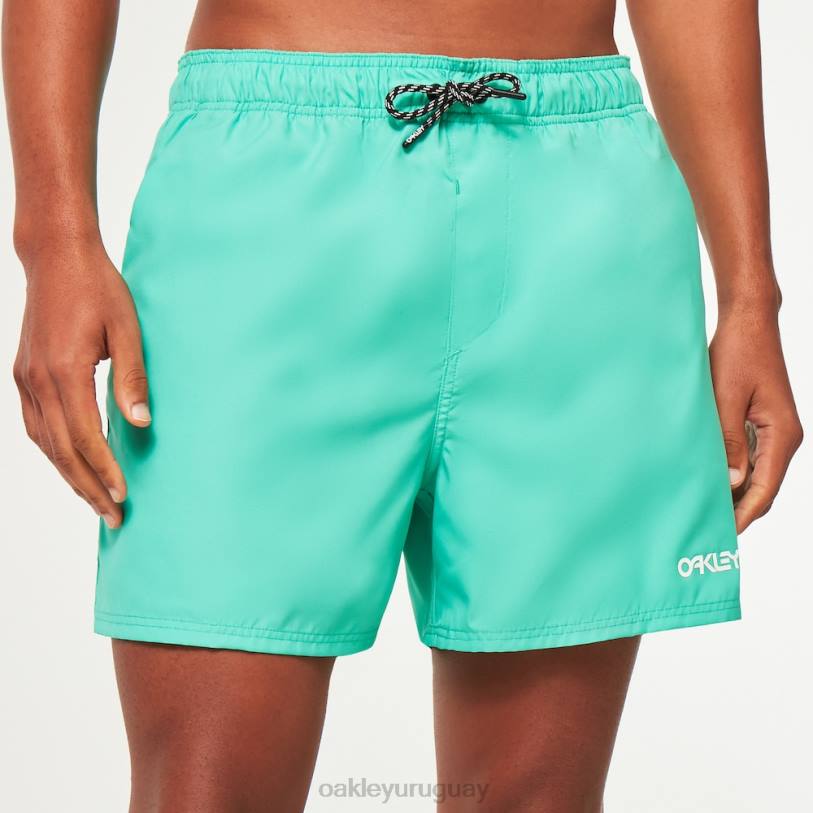 Oakley shorts de playa de 16" para voleibol de playa XT4H2644 ropa Menta verde