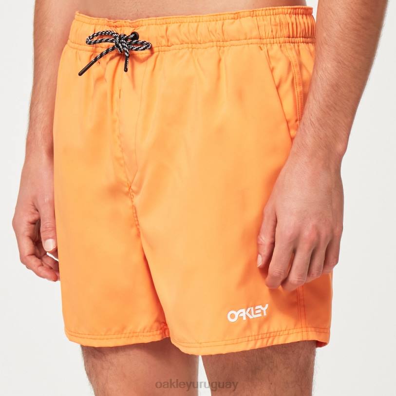 Oakley shorts de playa de 16\" para voleibol de playa XT4H2645 ropa naranja suave