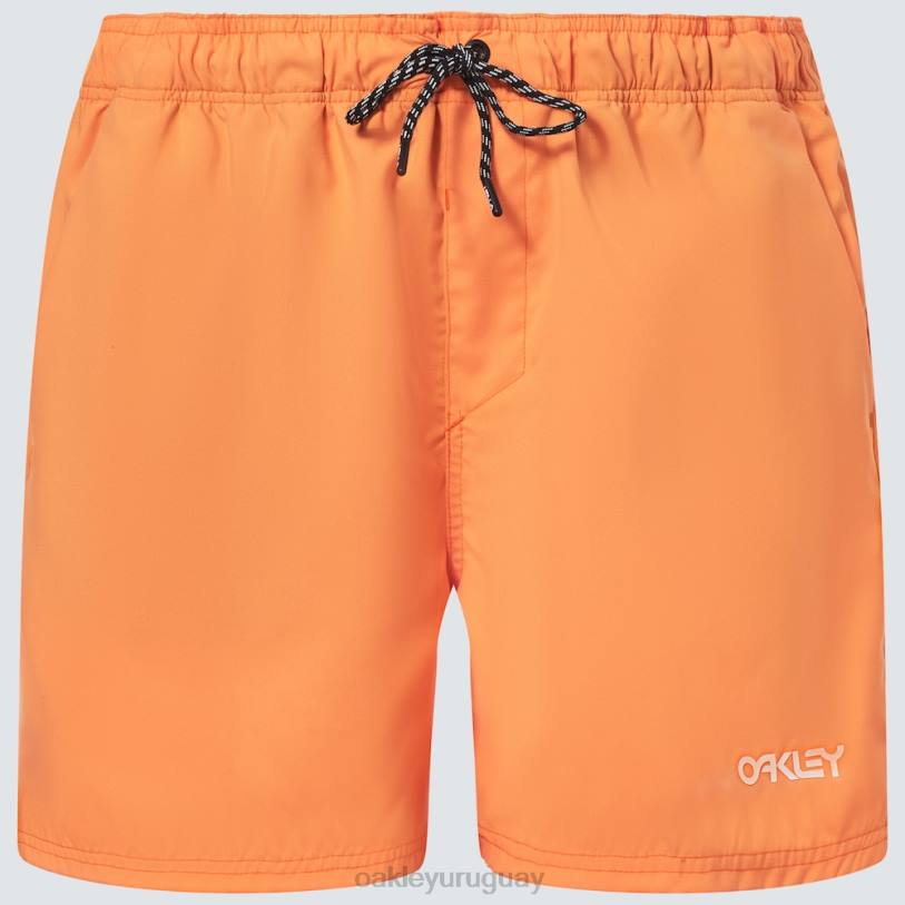 Oakley shorts de playa de 16\" para voleibol de playa XT4H2645 ropa naranja suave