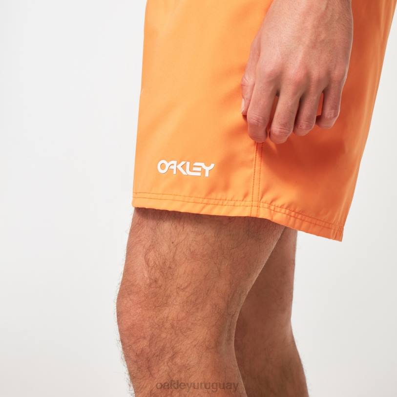 Oakley shorts de playa de 16\" para voleibol de playa XT4H2645 ropa naranja suave