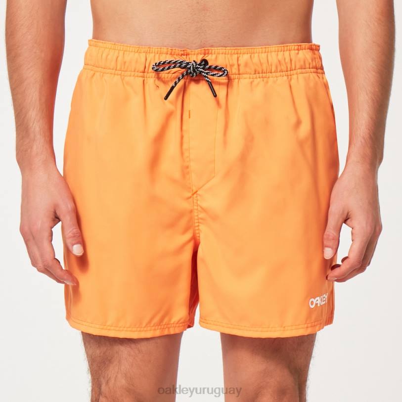 Oakley shorts de playa de 16\" para voleibol de playa XT4H2645 ropa naranja suave