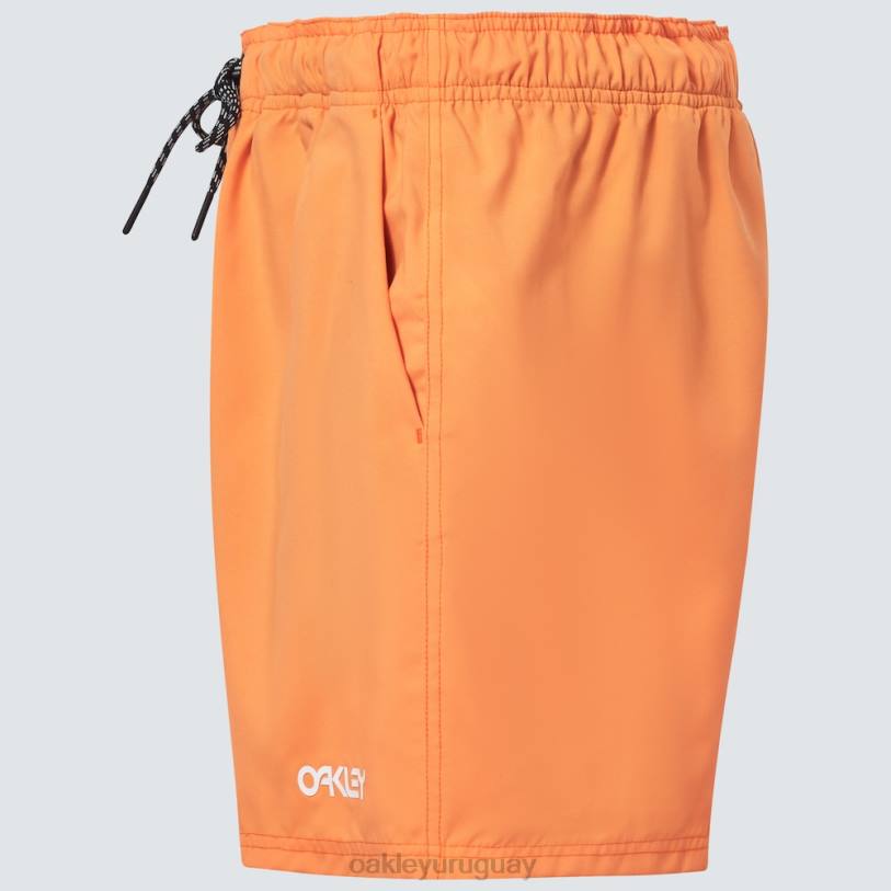 Oakley shorts de playa de 16\" para voleibol de playa XT4H2645 ropa naranja suave
