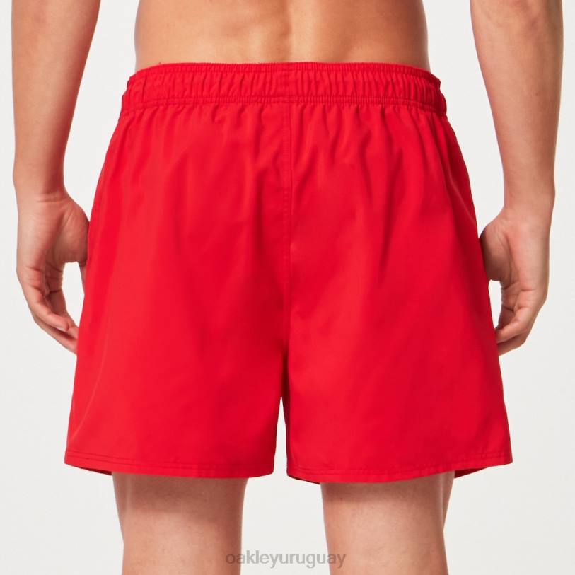 Oakley shorts de playa de 16\" para voleibol de playa XT4H2647 ropa línea roja