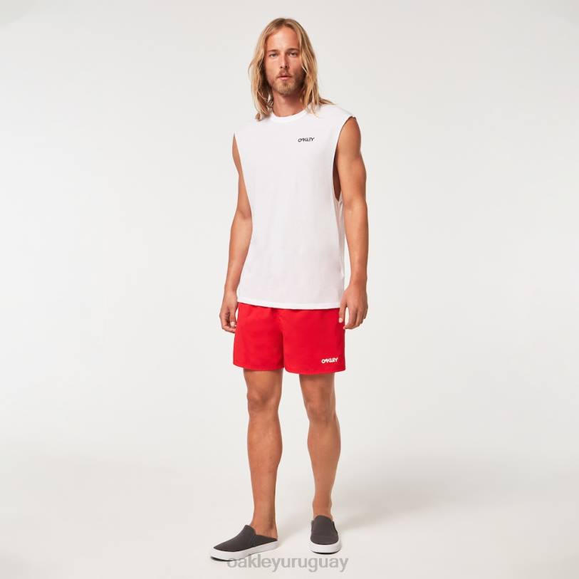 Oakley shorts de playa de 16\" para voleibol de playa XT4H2647 ropa línea roja