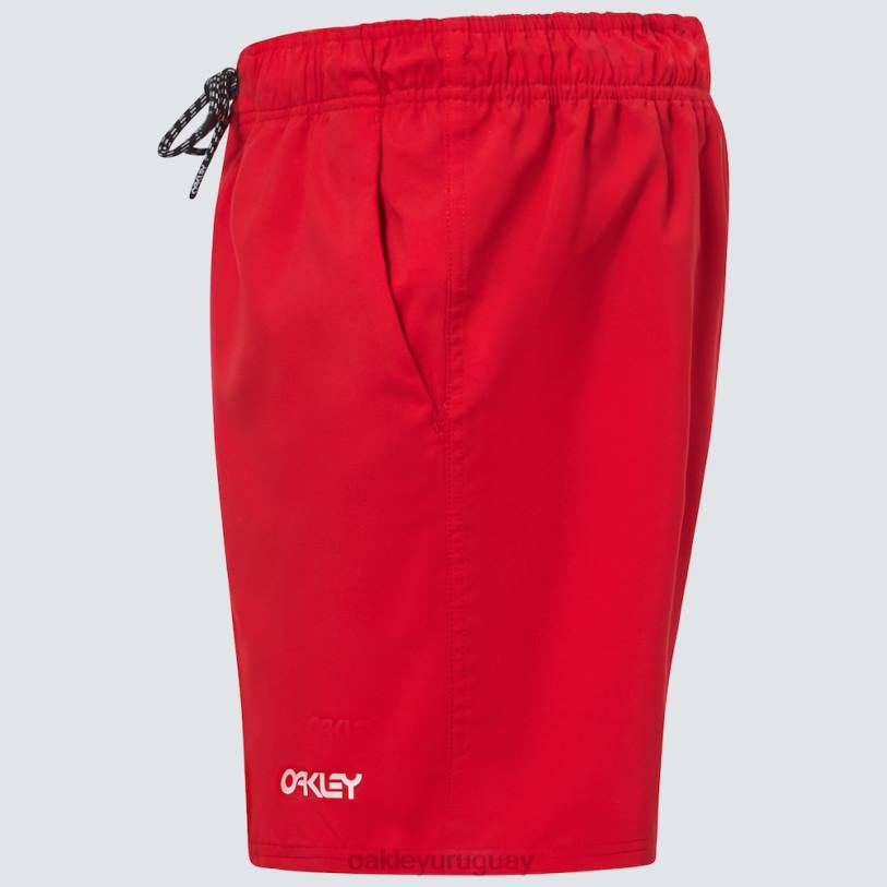 Oakley shorts de playa de 16\" para voleibol de playa XT4H2647 ropa línea roja