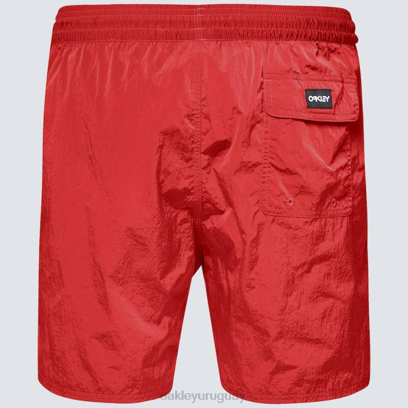 Oakley todo el día b1b pantalón corto de playa de 16\" XT4H2736 ropa línea roja