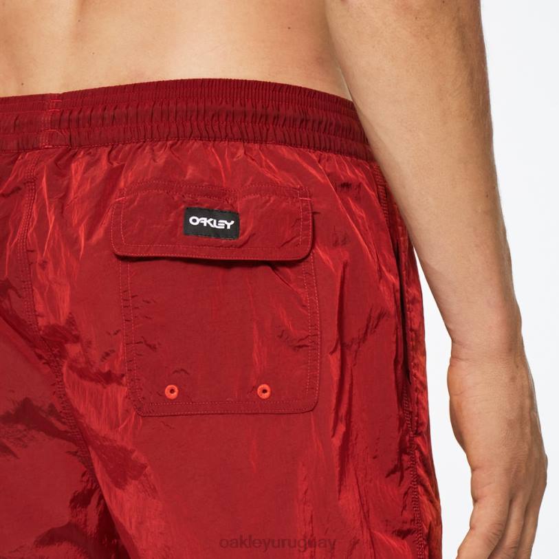 Oakley todo el día b1b pantalón corto de playa de 16\" XT4H2736 ropa línea roja