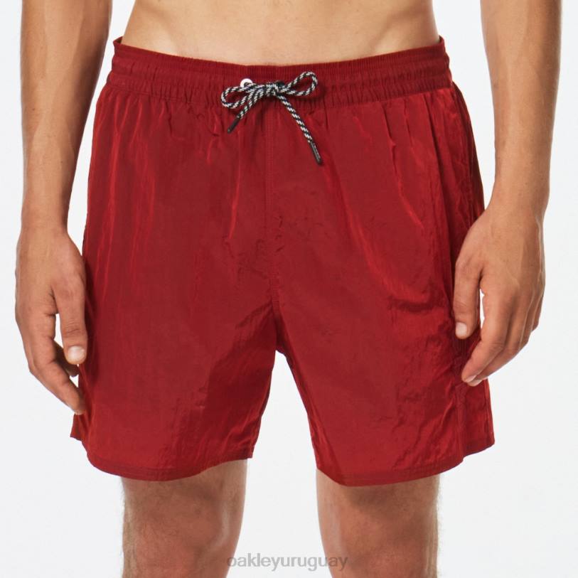 Oakley todo el día b1b pantalón corto de playa de 16\" XT4H2736 ropa línea roja