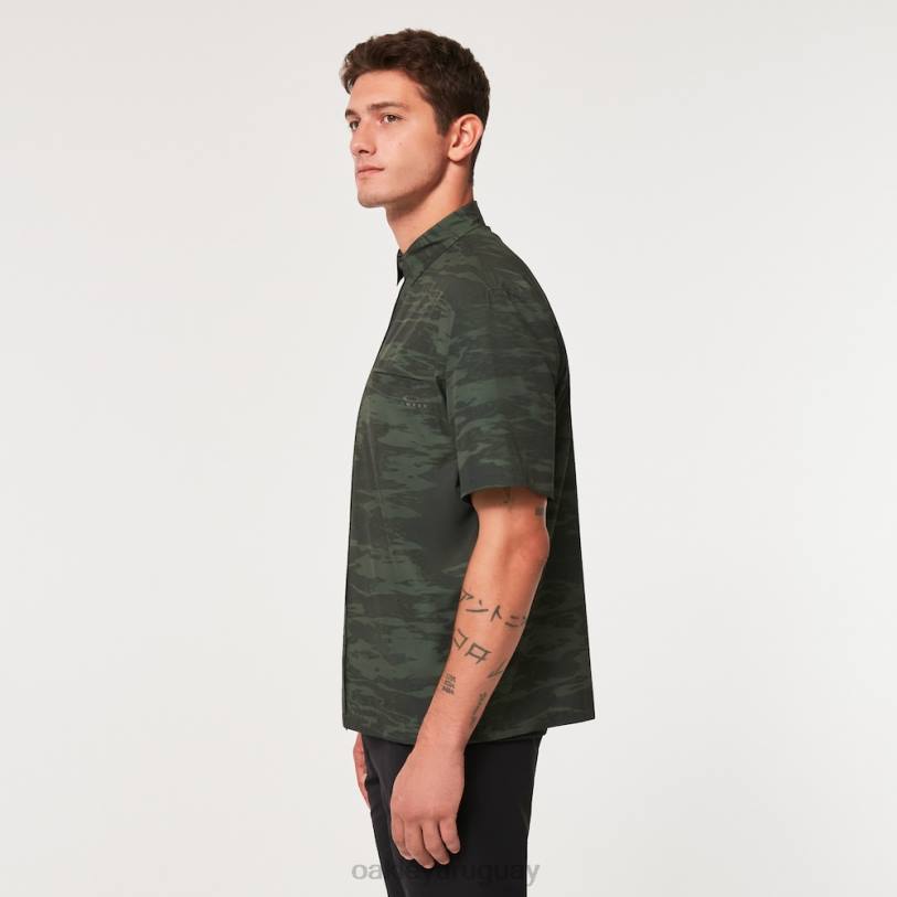 Oakley camiseta rc todo el día XT4H2242 ropa cepillo tigre camo verde