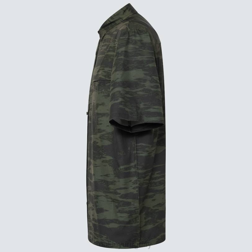 Oakley camiseta rc todo el día XT4H2242 ropa cepillo tigre camo verde