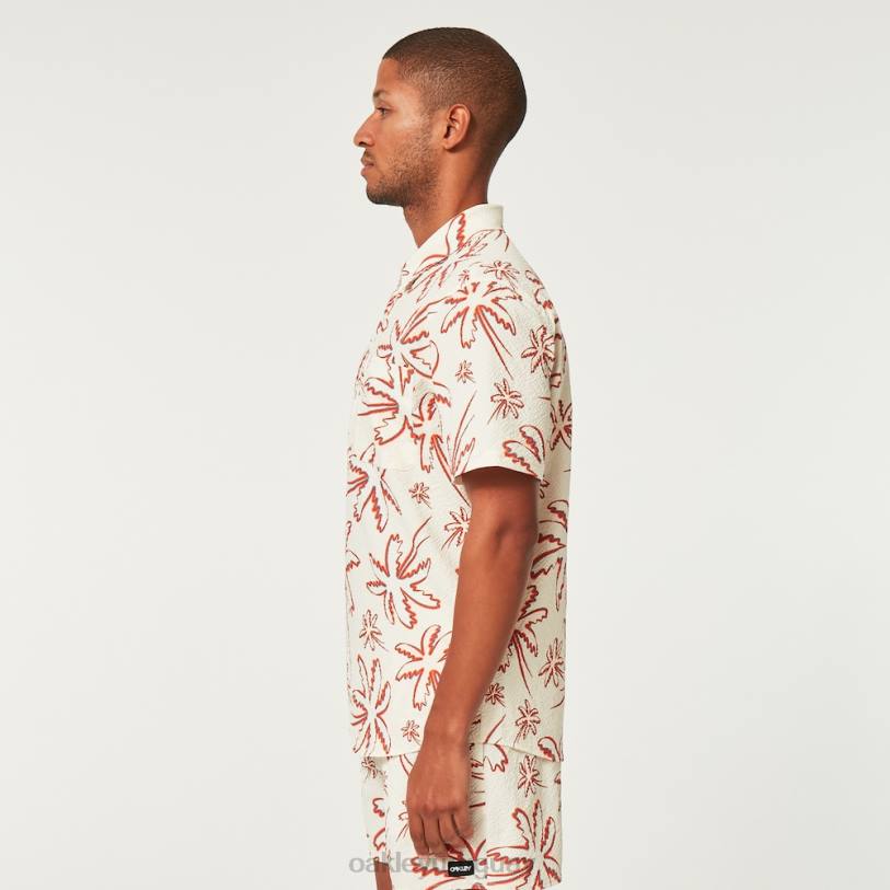 Oakley deco palms rc ss botón hacia abajo XT4H2593 ropa tres líneas palmas árticas