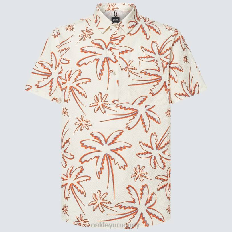 Oakley deco palms rc ss botón hacia abajo XT4H2593 ropa tres líneas palmas árticas