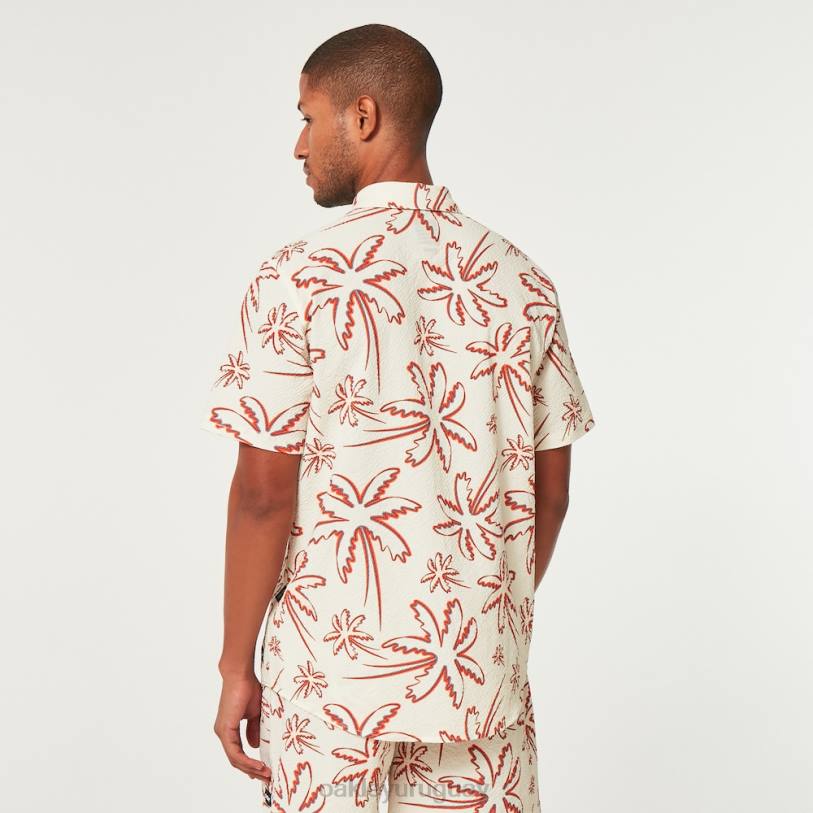 Oakley deco palms rc ss botón hacia abajo XT4H2593 ropa tres líneas palmas árticas