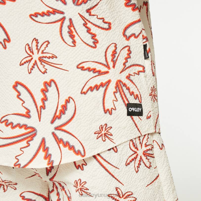 Oakley deco palms rc ss botón hacia abajo XT4H2593 ropa tres líneas palmas árticas