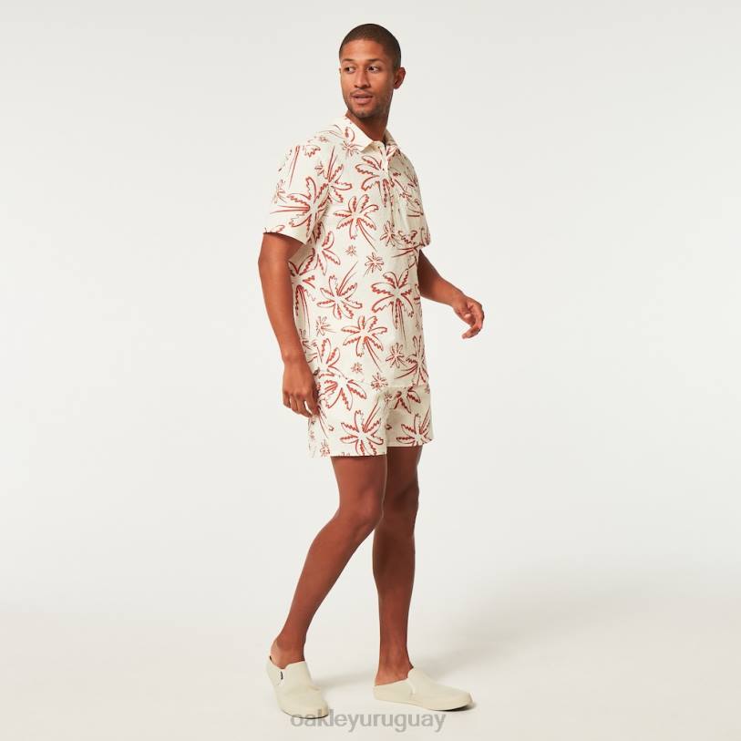 Oakley deco palms rc ss botón hacia abajo XT4H2593 ropa tres líneas palmas árticas