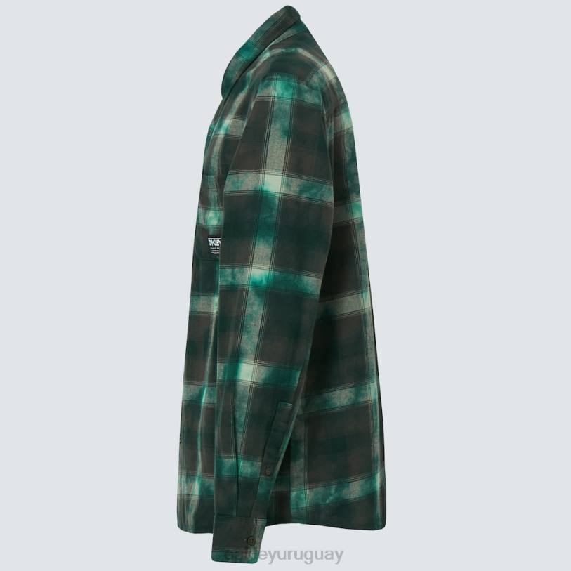 Oakley franela a cuadros cabina XT4H2296 ropa cheque verde