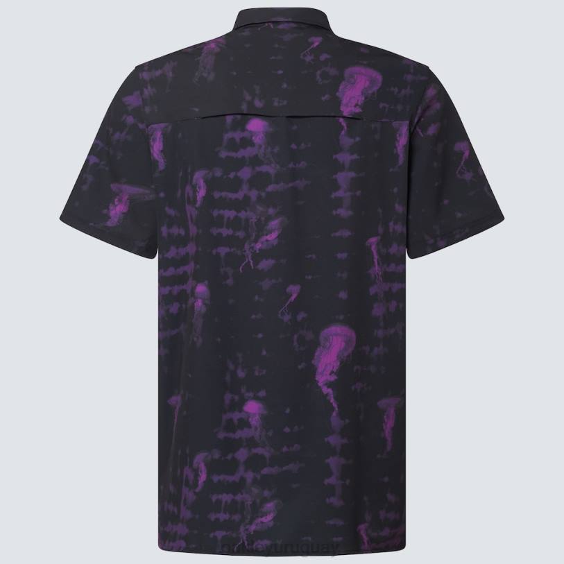 Oakley medusas rc ss botón abajo XT4H2592 ropa medusa negra