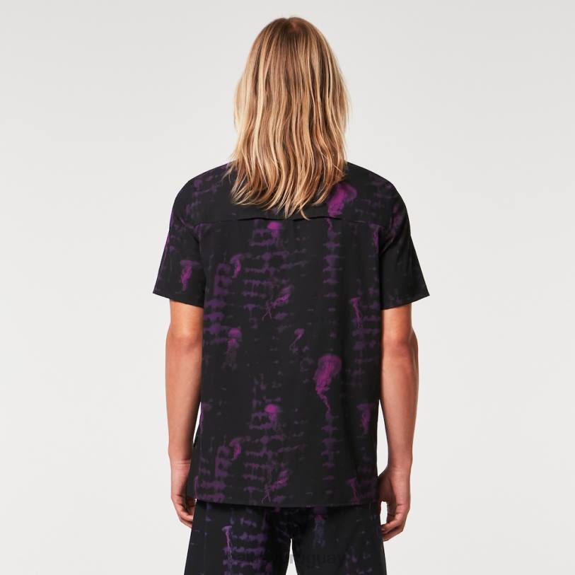 Oakley medusas rc ss botón abajo XT4H2592 ropa medusa negra