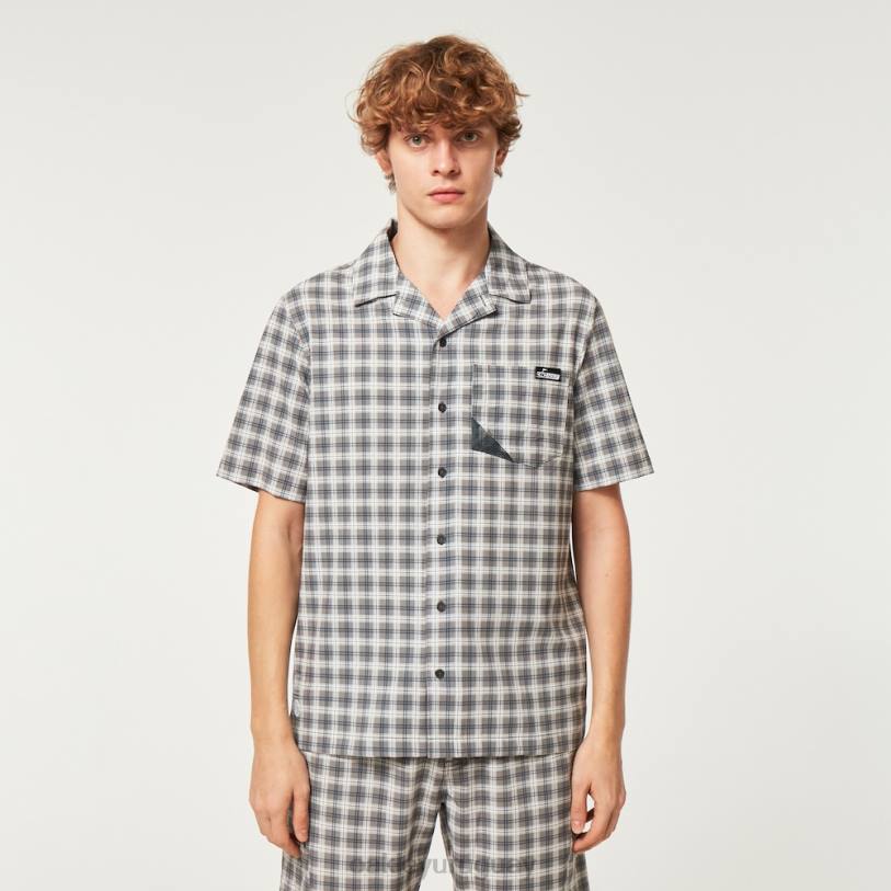 Oakley reducción de camisa de sol XT4H2283 ropa comprobar el frente de tormenta