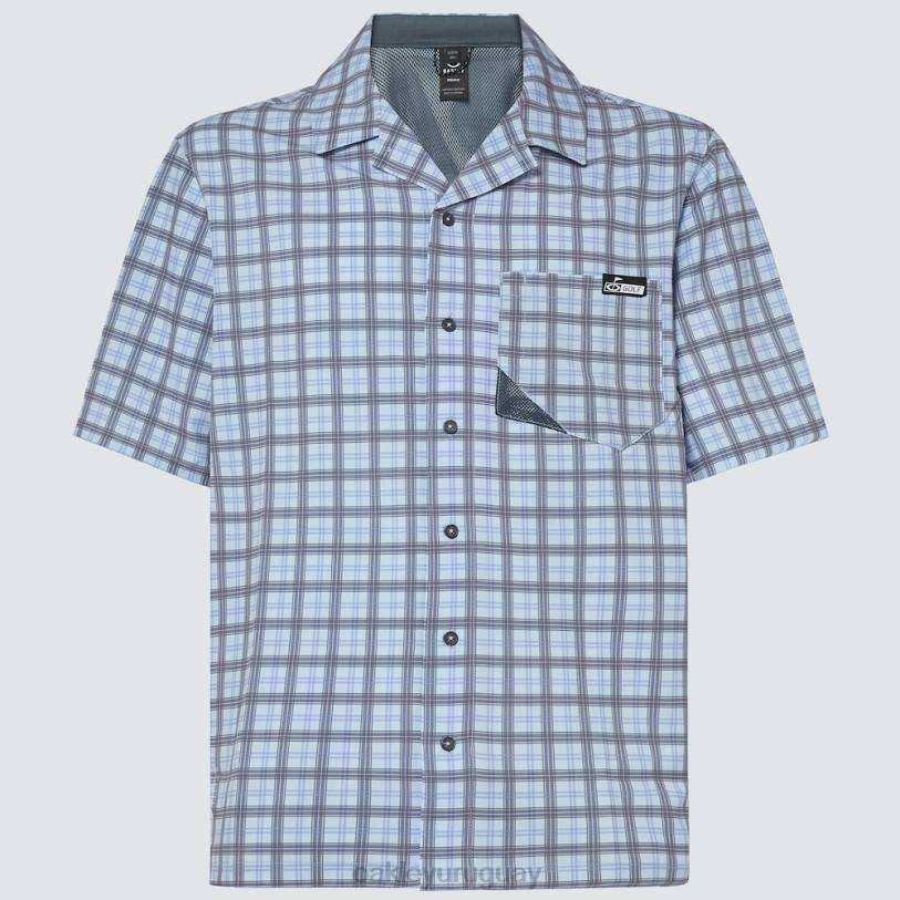 Oakley reducción de camisa de sol XT4H2285 ropa comprobar lila