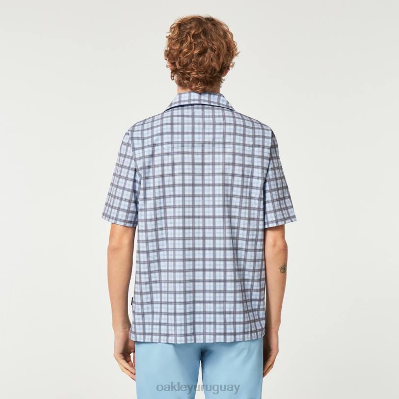 Oakley reducción de camisa de sol XT4H2285 ropa comprobar lila