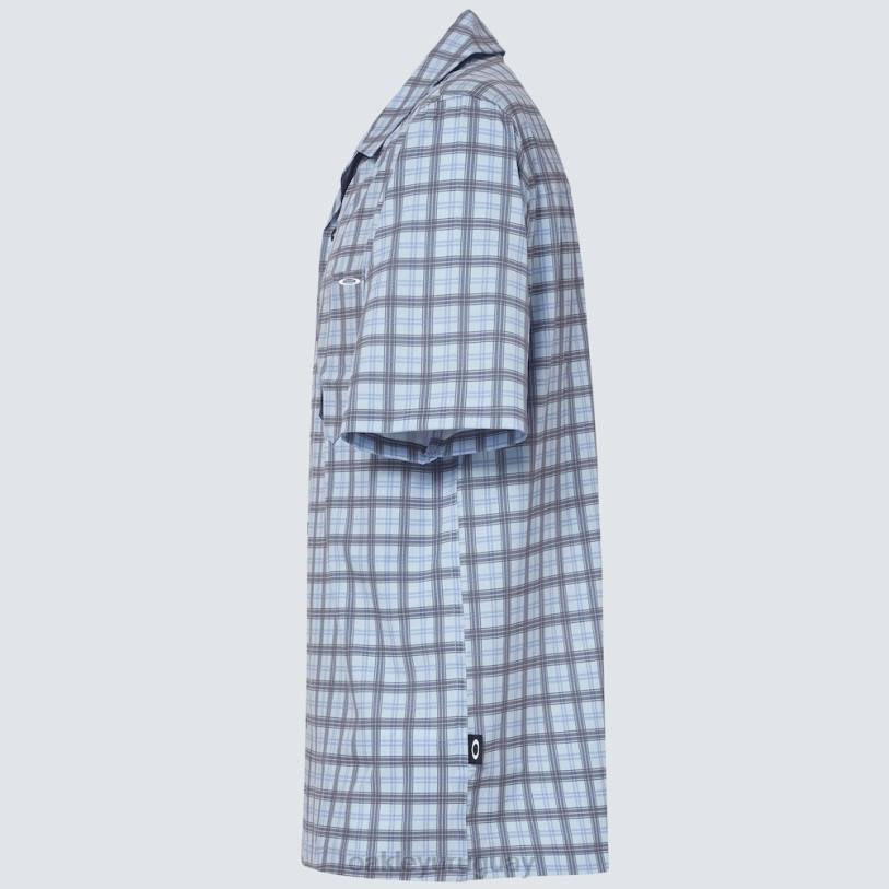 Oakley reducción de camisa de sol XT4H2285 ropa comprobar lila