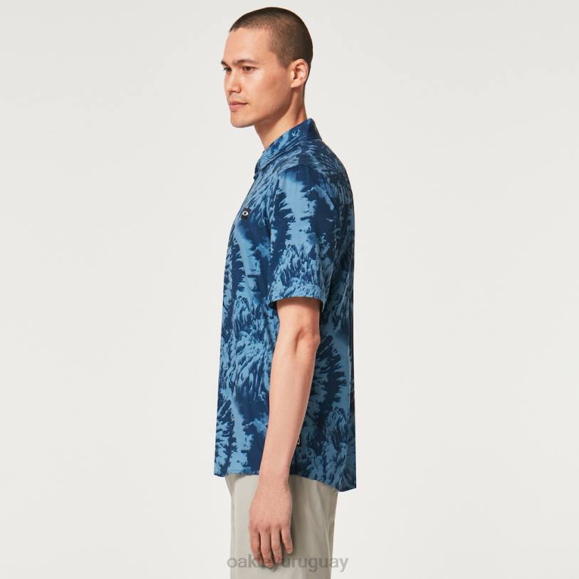 Oakley teñido mtn tejido XT4H2359 ropa teñido anudado de montaña azul