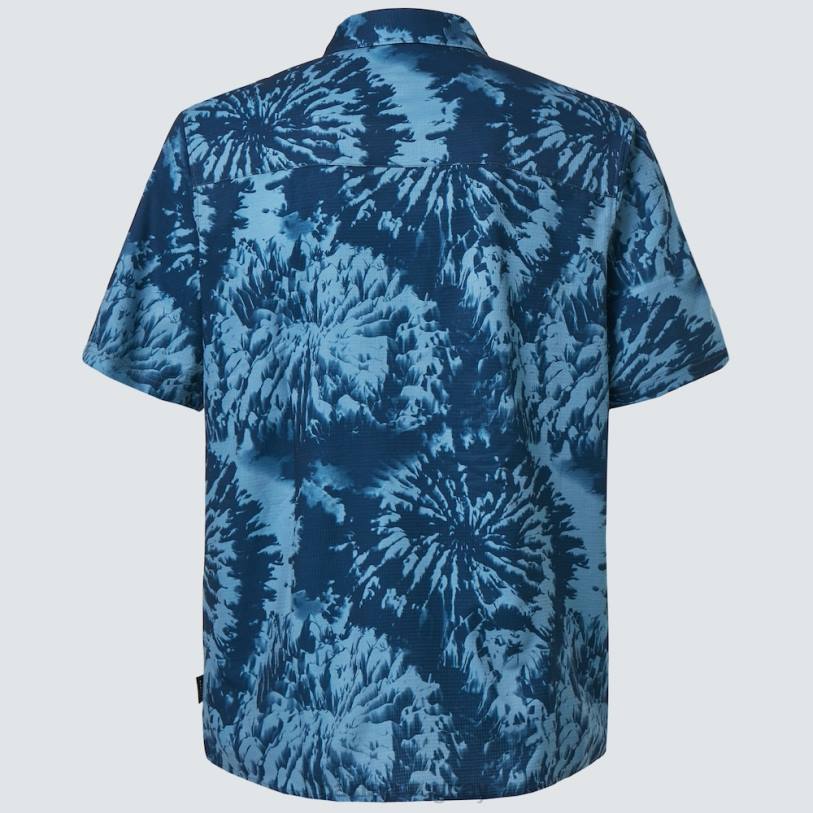 Oakley teñido mtn tejido XT4H2359 ropa teñido anudado de montaña azul