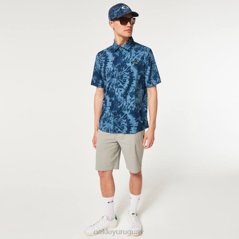 Oakley teñido mtn tejido XT4H2359 ropa teñido anudado de montaña azul