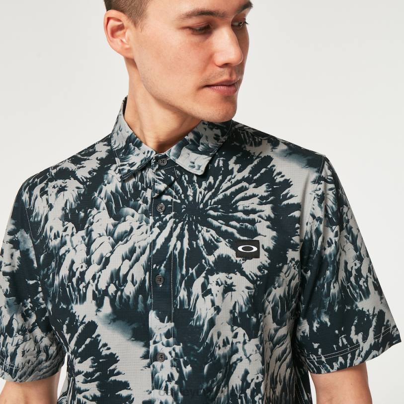 Oakley teñido mtn tejido XT4H2360 ropa teñido anudado de montaña negro