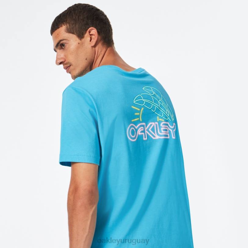 Oakley camiseta amanecer b1b XT4H2526 ropa azul brillante
