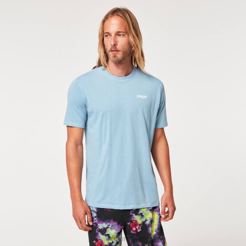 Oakley camiseta b1b clásica XT4H2263 ropa azul lavado a la piedra