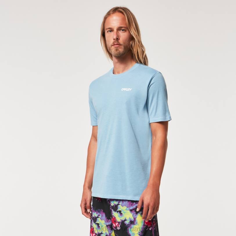 Oakley camiseta b1b clásica XT4H2263 ropa azul lavado a la piedra