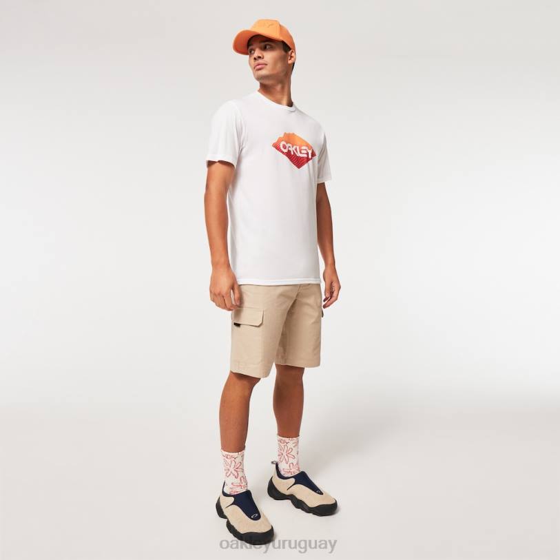 Oakley camiseta b1b de borde áspero XT4H2232 ropa blanco