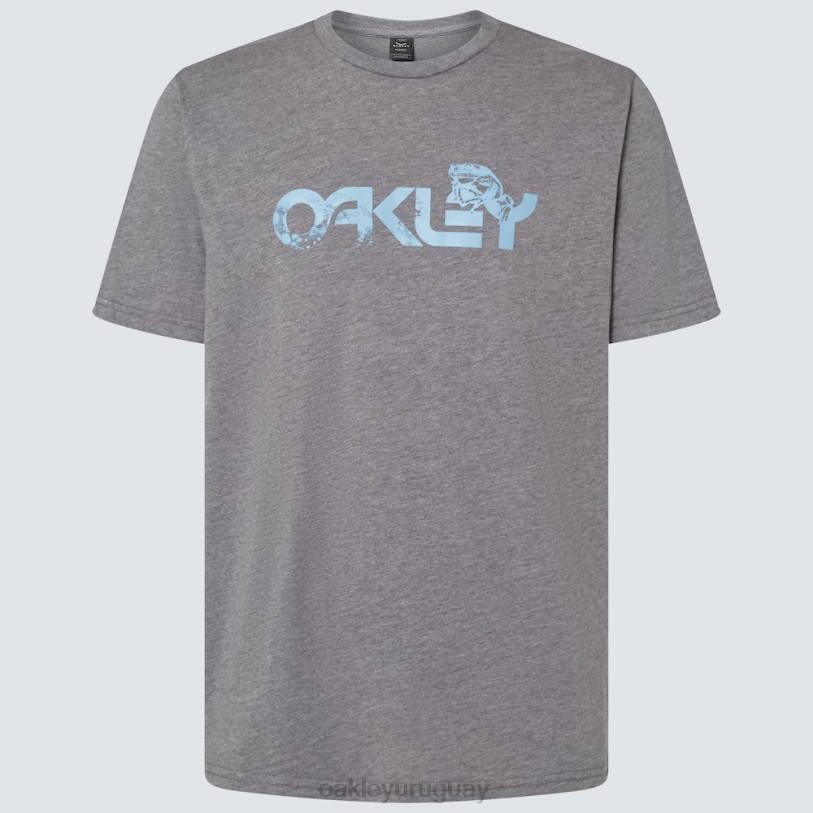 Oakley camiseta b1b de rana de mármol XT4H2230 ropa nuevo gris atlético