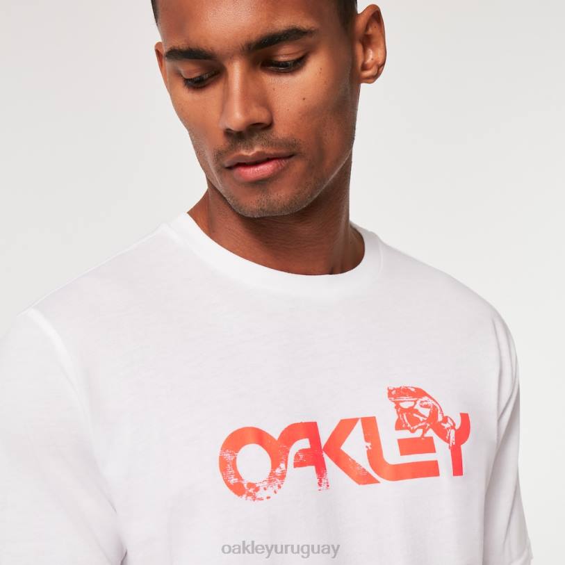 Oakley camiseta b1b de rana de mármol XT4H2231 ropa blanco