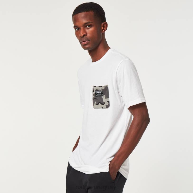 Oakley camiseta clásica con bolsillo b1b XT4H2315 ropa blanco