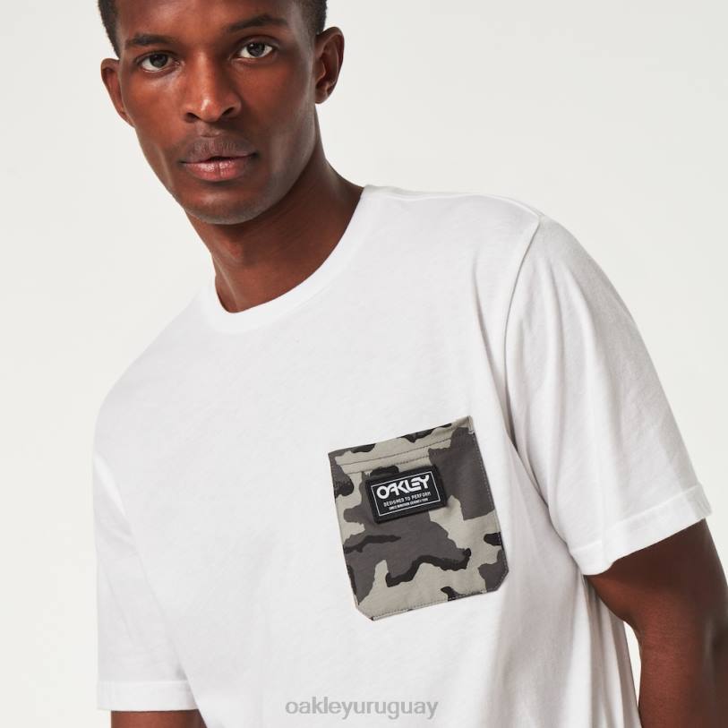 Oakley camiseta clásica con bolsillo b1b XT4H2315 ropa blanco