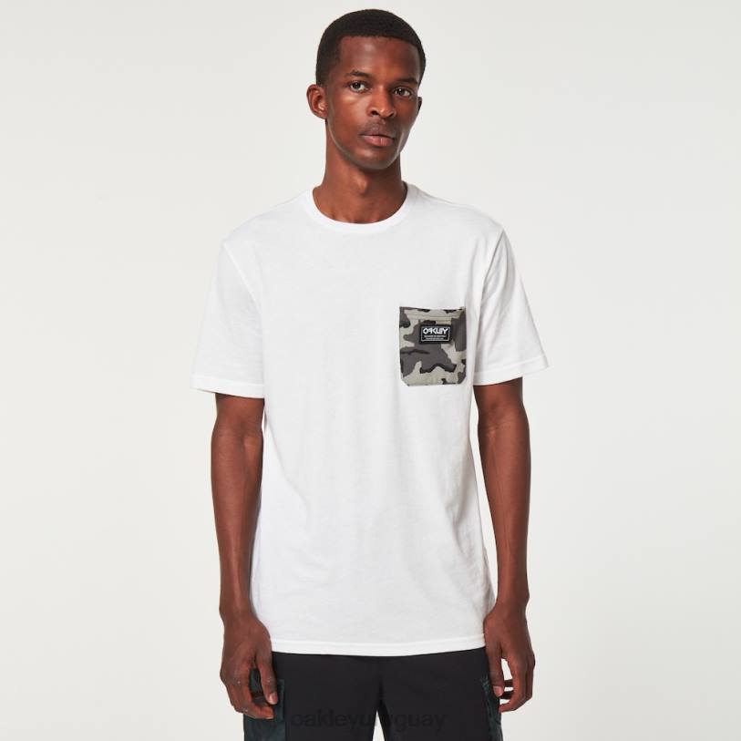 Oakley camiseta clásica con bolsillo b1b XT4H2315 ropa blanco