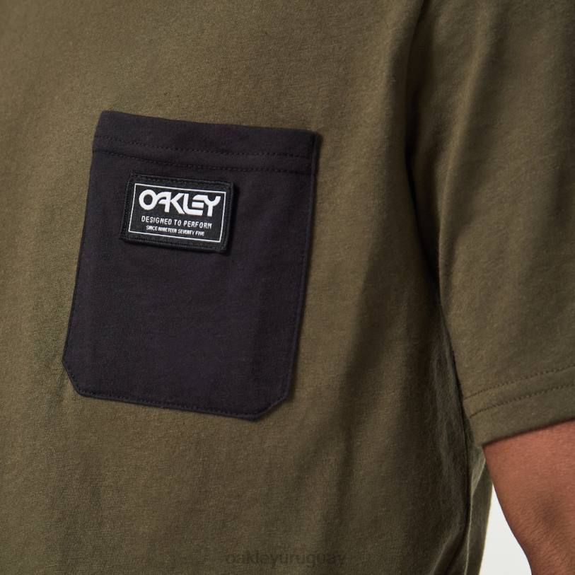 Oakley camiseta clásica con bolsillo b1b XT4H2316 ropa nuevo pincel oscuro