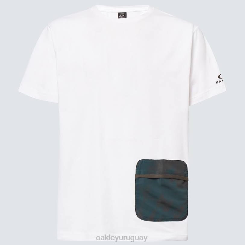 Oakley camiseta con bolsillo de pasión por los viajes XT4H2332 ropa blanco